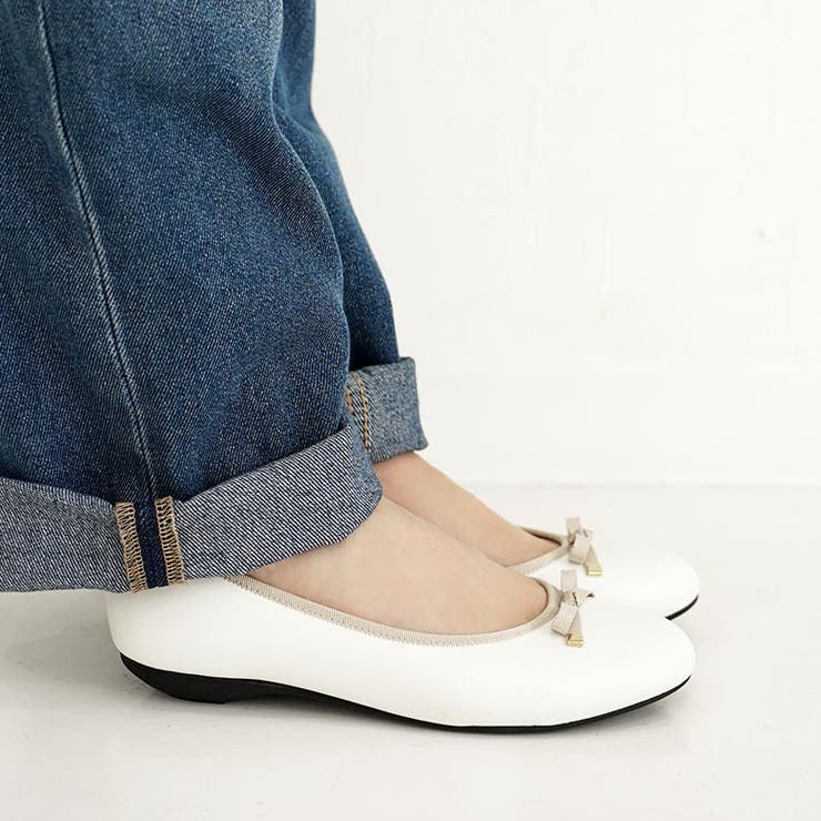 日本製 ストレッチリボンバレエシューズ 2cmヒール | SHOE FANTASY | 詳細画像34 