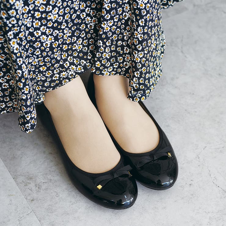 防水加工 リボン バレエシューズ | SHOE FANTASY | 詳細画像25 