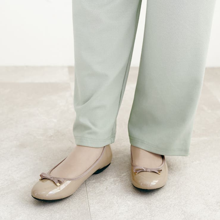 防水加工 リボン バレエシューズ[品番：OK000000502]｜SHOE