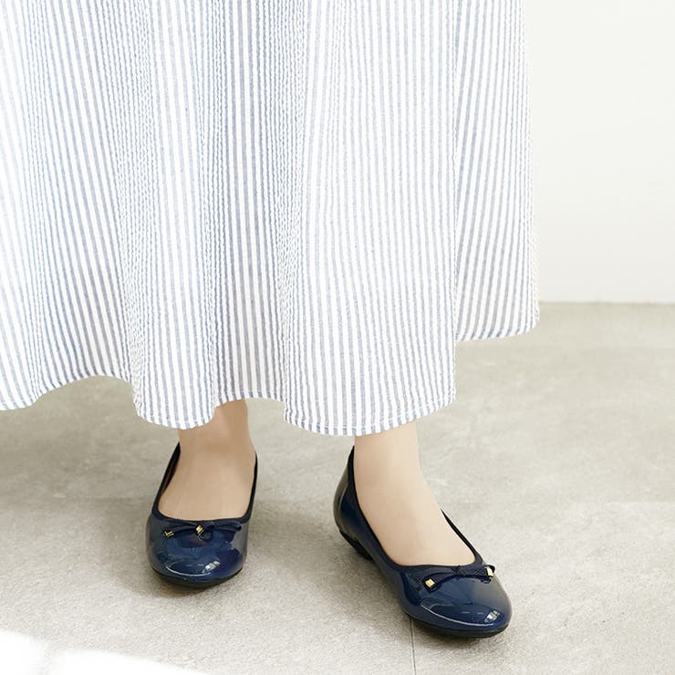 防水加工 リボン バレエシューズ | SHOE FANTASY | 詳細画像40 