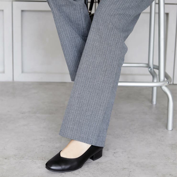 日本製 スクエアトゥ Ｖカットパンプス | SHOE FANTASY | 詳細画像7 