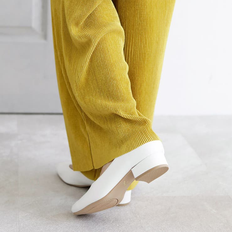 日本製 スクエアトゥ Ｖカットパンプス | SHOE FANTASY | 詳細画像18 