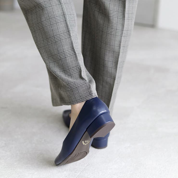 日本製 スクエアトゥ Ｖカットパンプス | SHOE FANTASY | 詳細画像49 