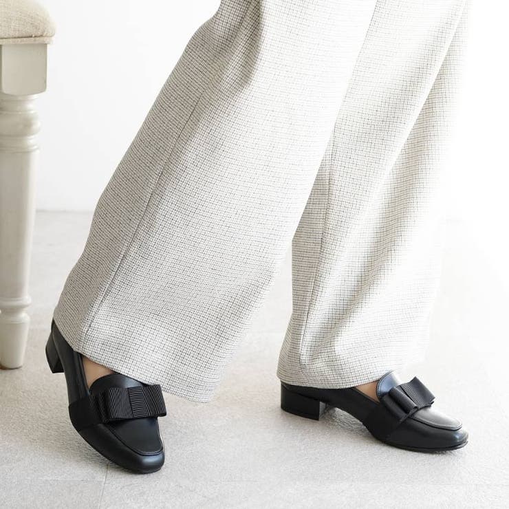 日本製 グログランリボン ローファー パンプス 晴雨兼用 レイン | SHOE FANTASY | 詳細画像41 