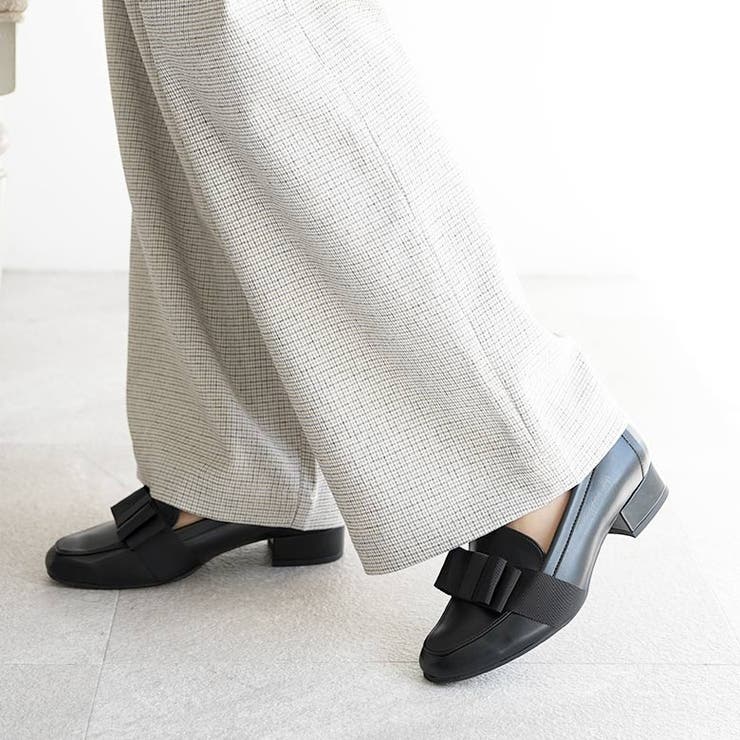 日本製 グログランリボン ローファー パンプス 晴雨兼用 レイン | SHOE FANTASY | 詳細画像42 