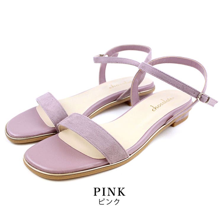 pink | 日本製 シンプルストラップサンダル | SHOE FANTASY