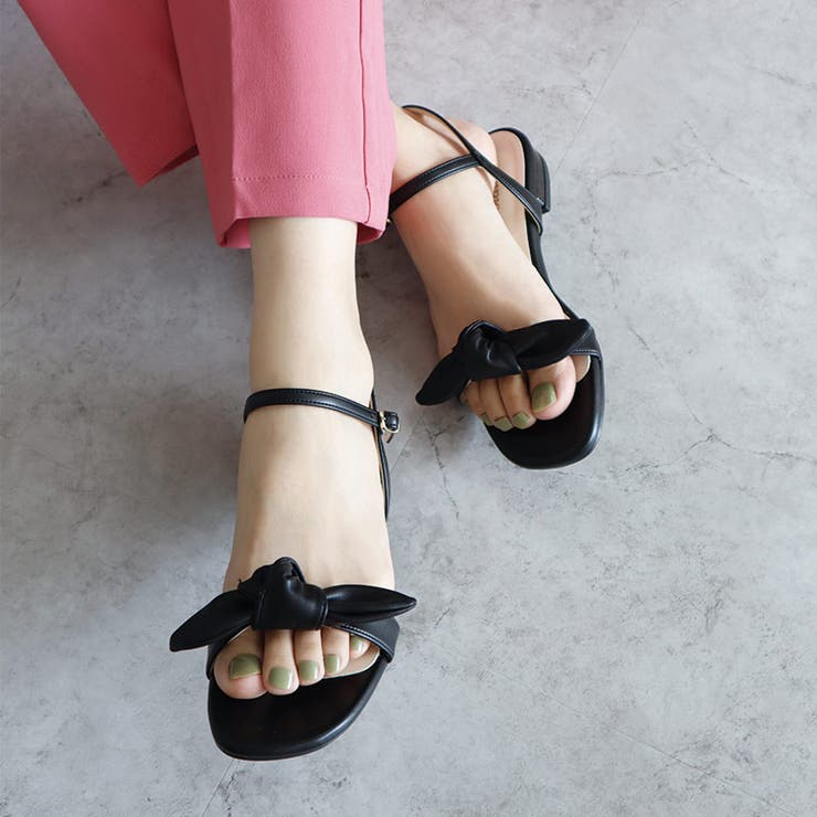 日本製 フロントリボン ストラップサンダル | SHOE FANTASY | 詳細画像11 