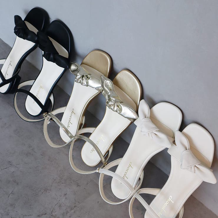 日本製 フロントリボン ストラップサンダル | SHOE FANTASY | 詳細画像6 