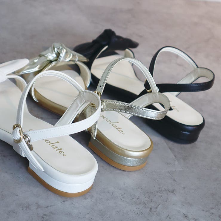 日本製 フロントリボン ストラップサンダル | SHOE FANTASY | 詳細画像7 