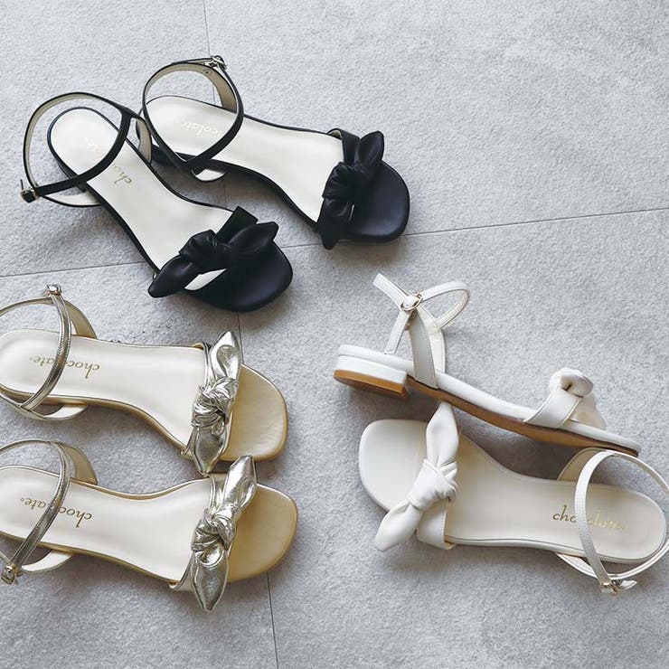 日本製 フロントリボン ストラップサンダル | SHOE FANTASY | 詳細画像8 