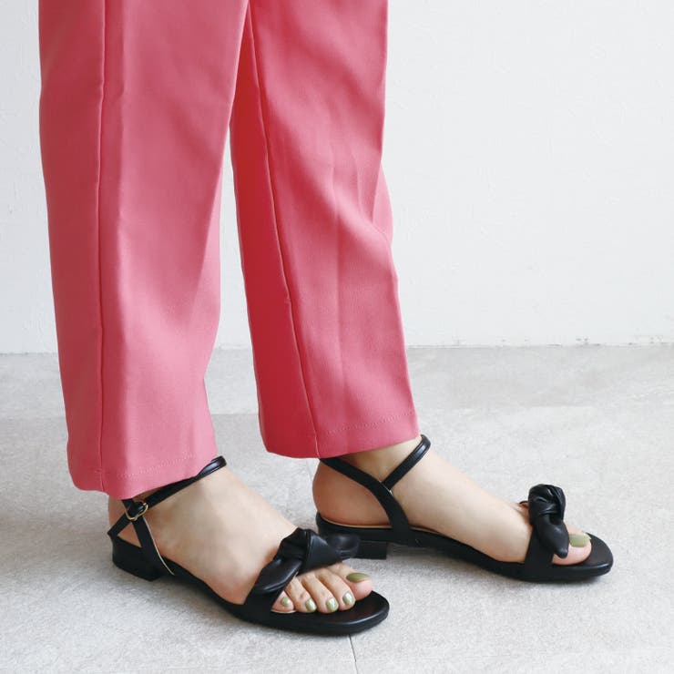 日本製 フロントリボン ストラップサンダル | SHOE FANTASY | 詳細画像14 