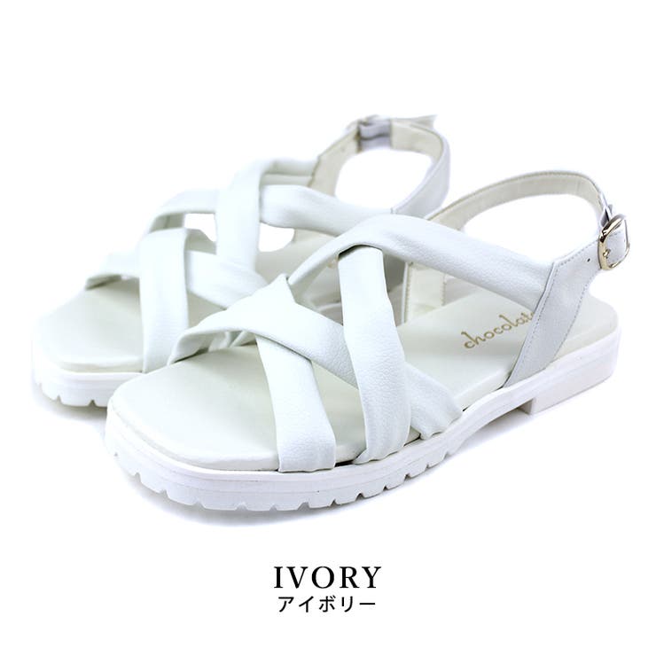 ivory | 日本製 チューブベルト メッシュサンダル | SHOE FANTASY