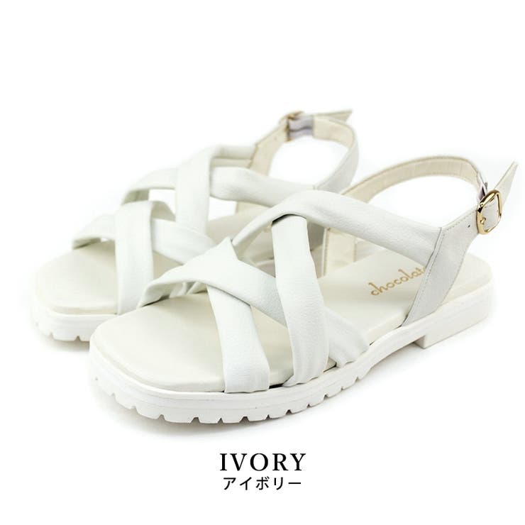 ivory | 日本製 チューブベルト メッシュサンダル | SHOE FANTASY