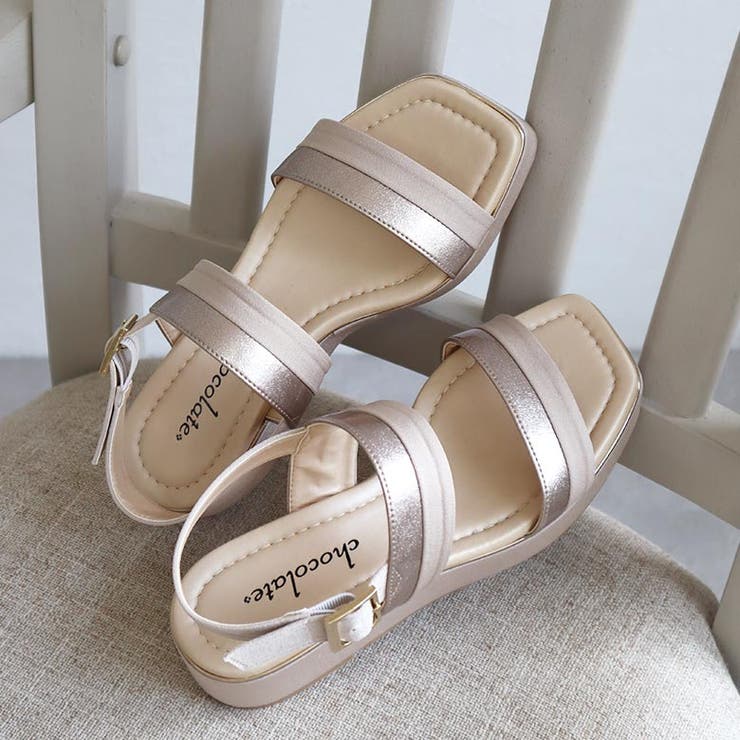 日本製 バイカラープラットフォームサンダル | SHOE FANTASY | 詳細画像14 