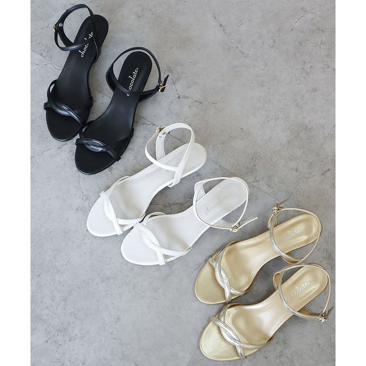 日本製 ラウンドトゥ クロスベルト ストラップサンダル | SHOE FANTASY | 詳細画像33 