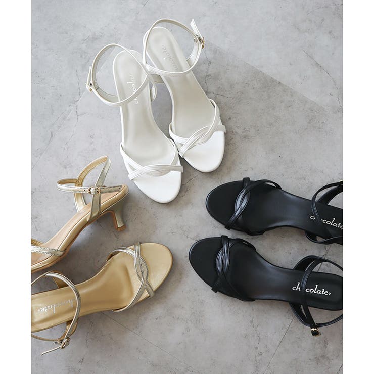 日本製 ラウンドトゥ クロスベルト ストラップサンダル | SHOE FANTASY | 詳細画像34 