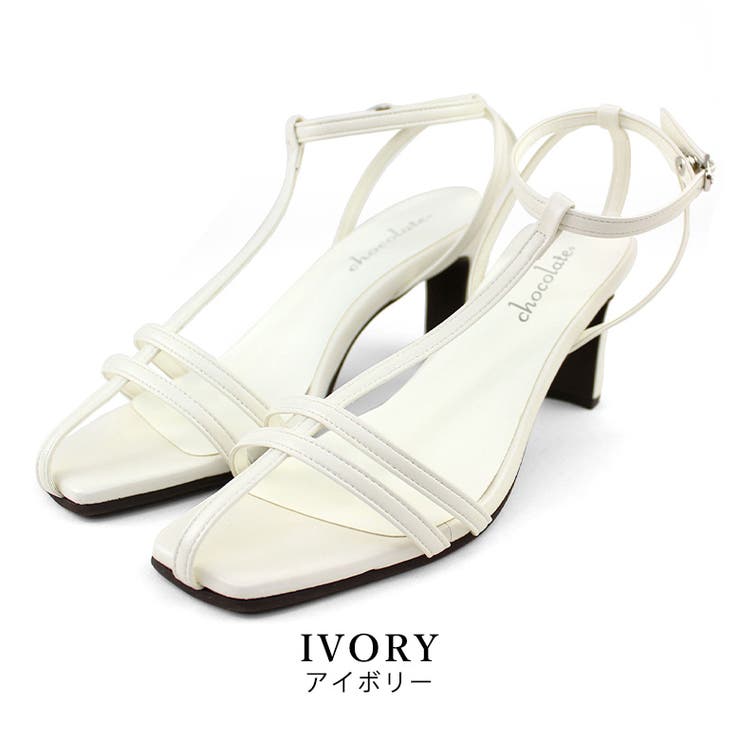 ivory | 日本製 ダブルTストラップ  サンダル | SHOE FANTASY