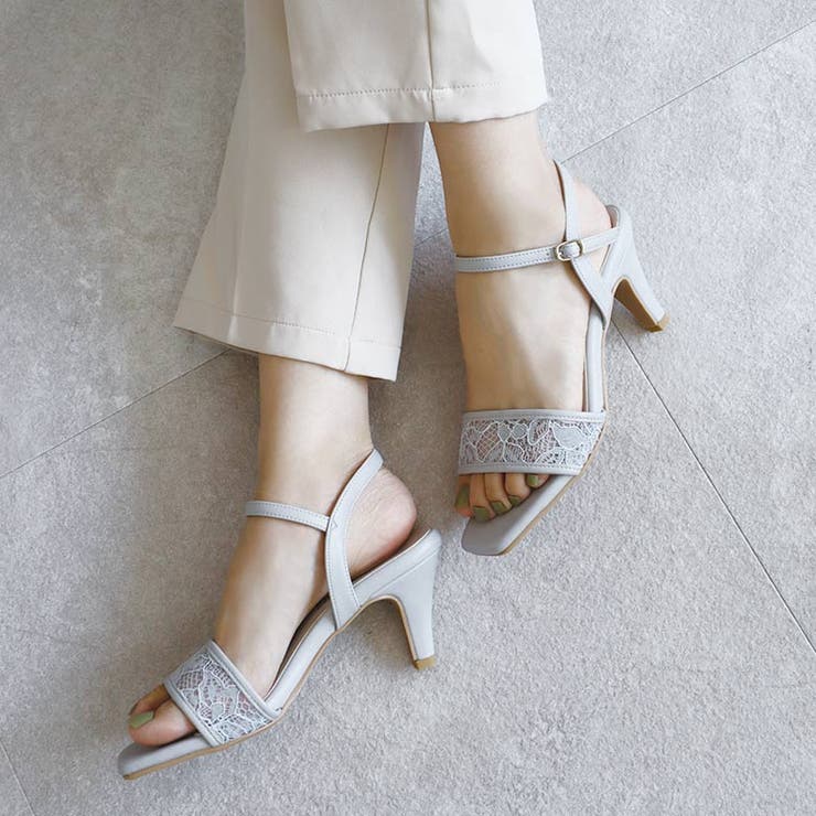 日本製 レースチュール ストラップサンダル | SHOE FANTASY | 詳細画像15 