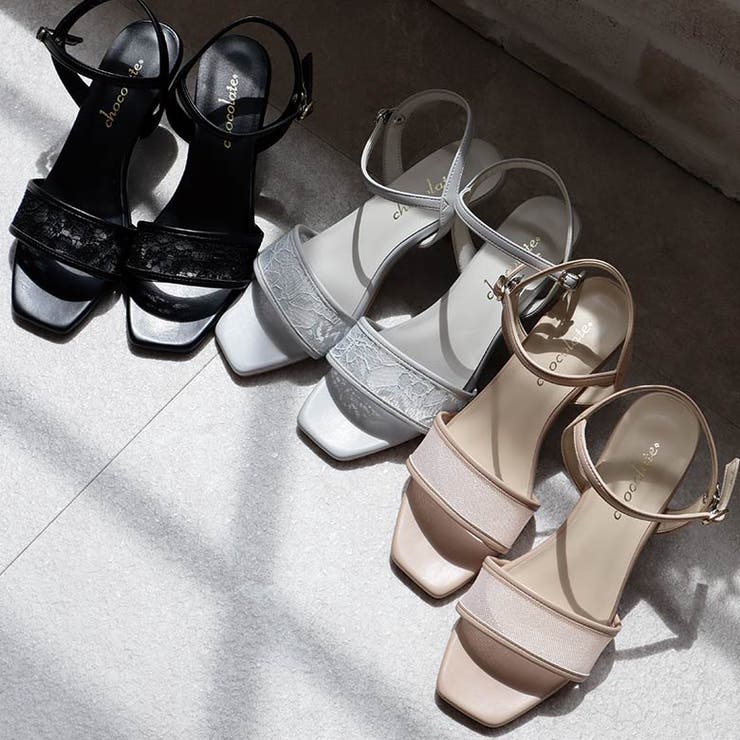 日本製 レースチュール ストラップサンダル | SHOE FANTASY | 詳細画像3 
