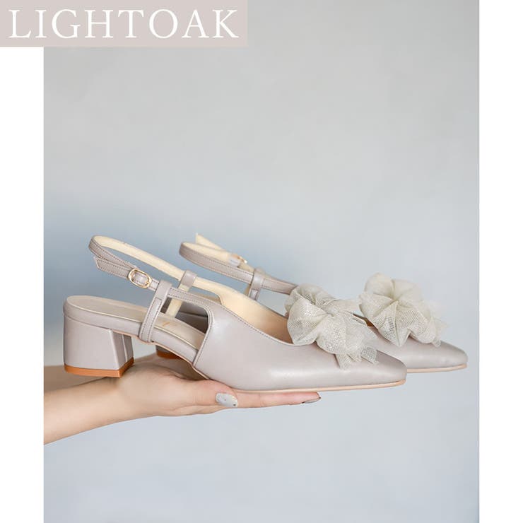 日本製 チュールリボン バックストラップ パンプス | SHOE FANTASY | 詳細画像21 