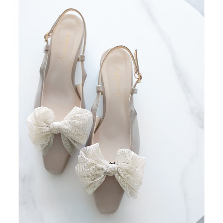 日本製 チュールリボン バックストラップ パンプス | SHOE FANTASY | 詳細画像35 