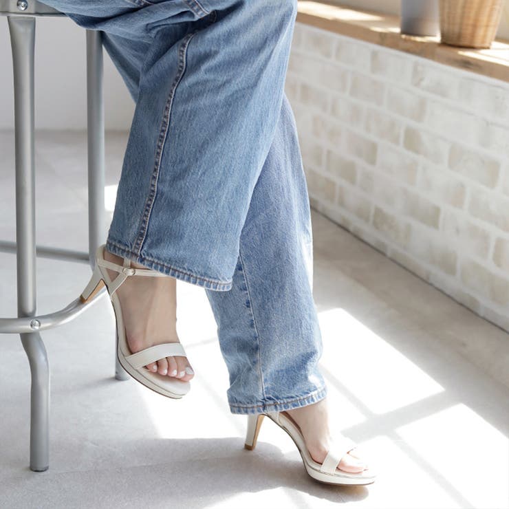 日本製 シンプル ストラップ ヒールサンダル | SHOE FANTASY | 詳細画像23 