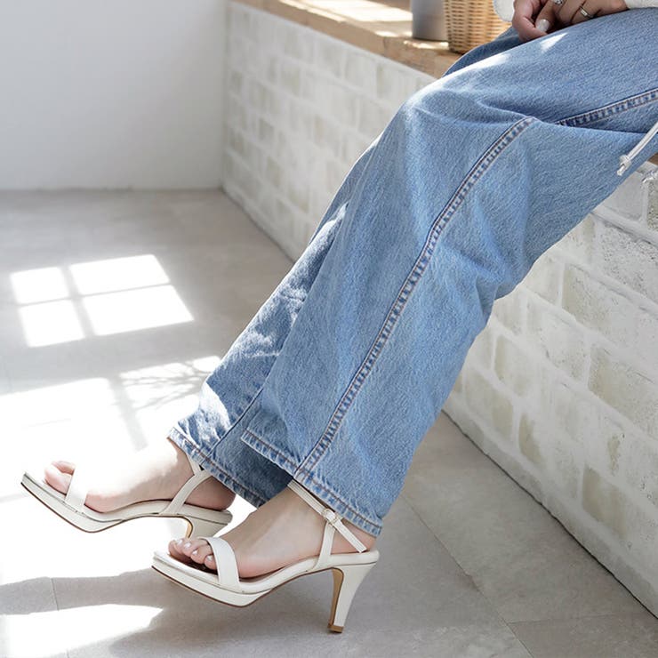 日本製 シンプル ストラップ ヒールサンダル | SHOE FANTASY | 詳細画像25 