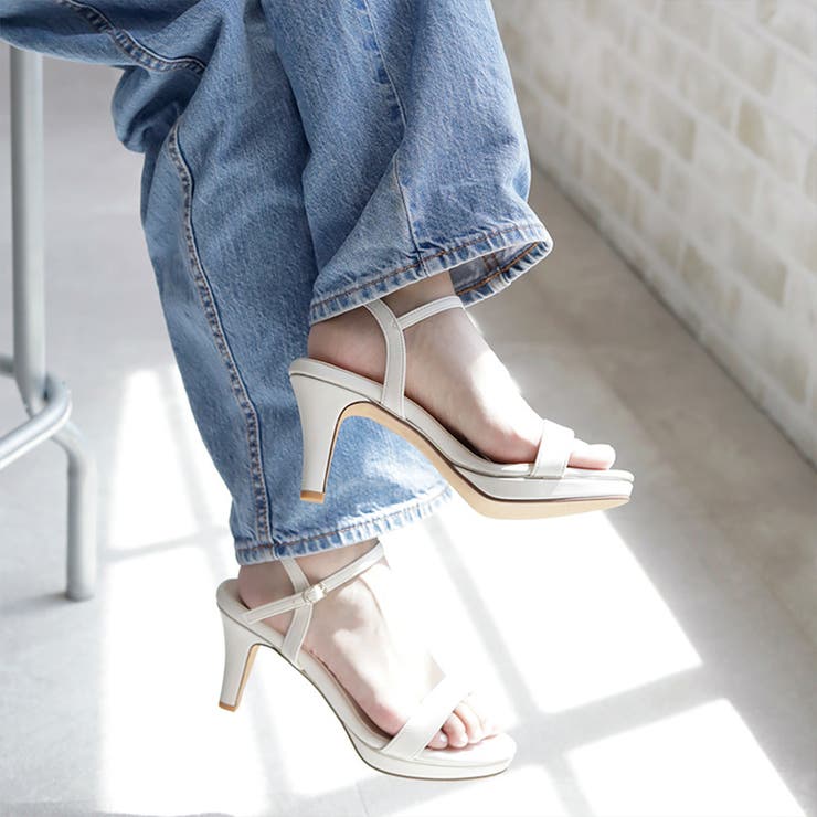 日本製 シンプル ストラップ ヒールサンダル | SHOE FANTASY | 詳細画像26 