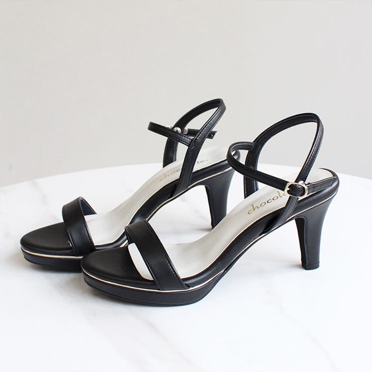 日本製 シンプル ストラップ ヒールサンダル | SHOE FANTASY | 詳細画像12 