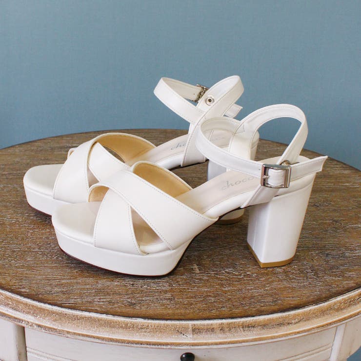 日本製 クロスストラップ プラットフォーム サンダル | SHOE FANTASY | 詳細画像26 