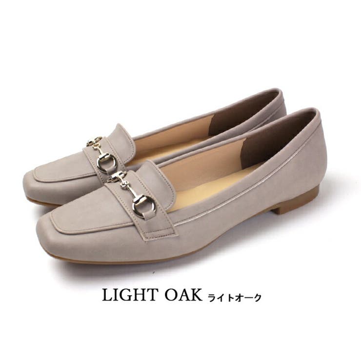 lightoak | 日本製 スクエアビットローファー ローヒール | SHOE FANTASY