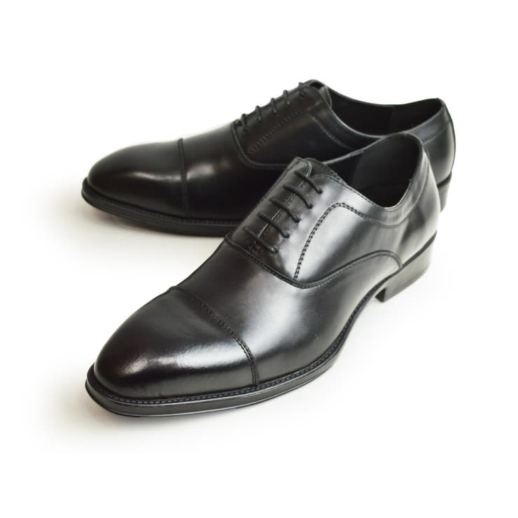 【A】[内羽根/Sチップ]Black | 本革 ビジネスシューズ メンズ | ShoeSquare