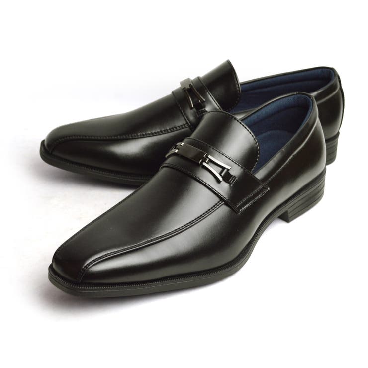 【B】ビットローファー[Black] | ビジネスシューズ メンズ 抗菌 | ShoeSquare