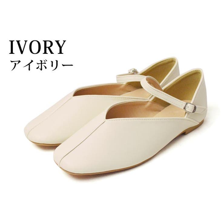 新品未使用♡BEAUTY&YOUTH♡SQUフラットパンプス♡38 BEAUTY＆YOUTH UNITED ARROWS パンプス Vカットステッチ