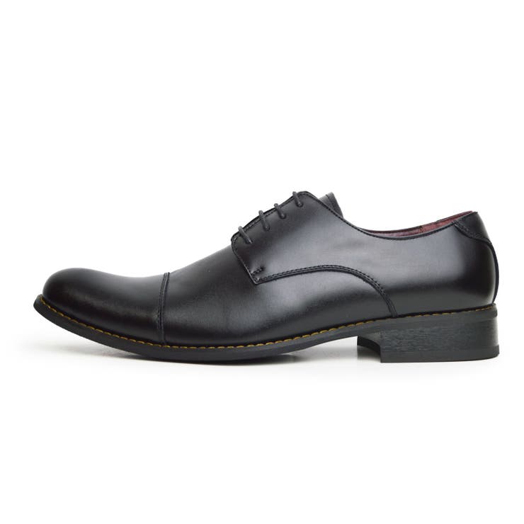 ドレスシューズ・革靴・ビジネスシューズ ASCLO Square Line Derby (976) メンズ レースアップ ローファー ブーツ ブラック (ドレス