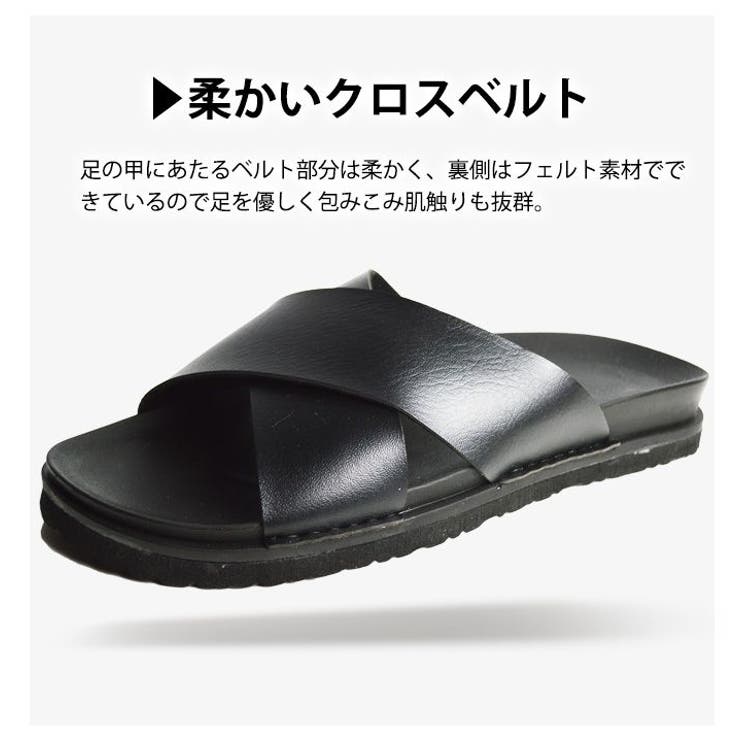 2269✨ プラダ　サンダル　メンズ　クロスサンダル　size7　（26cm） サンダル メンズ クロスサンダル[品番：FTCS0000945