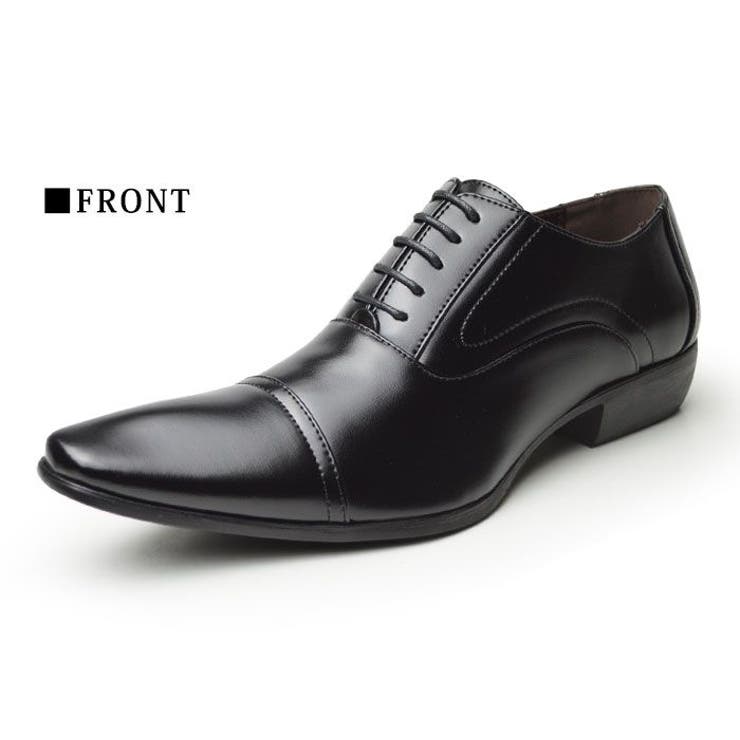 ビジネスシューズ ロングノーズ ストレートチップ[品番