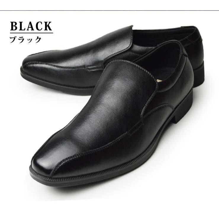 新品 メンズビジネスシューズ ブラック スクエアトゥ