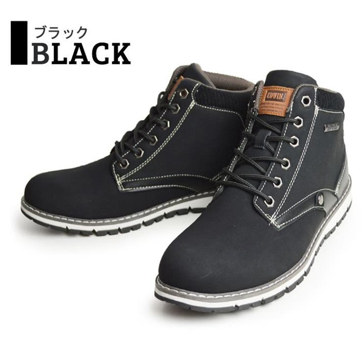 EDWIN エドウィン ブーツ [品番：FTCS0001191]｜ShoeSquare（シュースクエア）のメンズファッション通販｜SHOPLIST（ショップリスト）