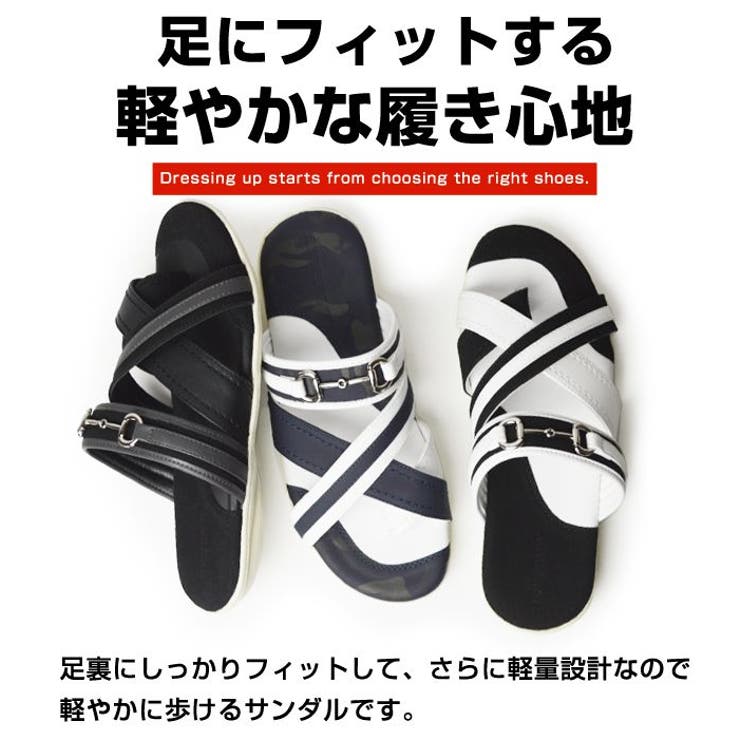サンダル メンズ クロスサンダル | ShoeSquare | 詳細画像7 
