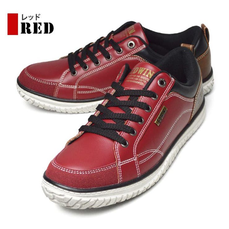 Red | EDWIN エドウィン スニーカー | ShoeSquare