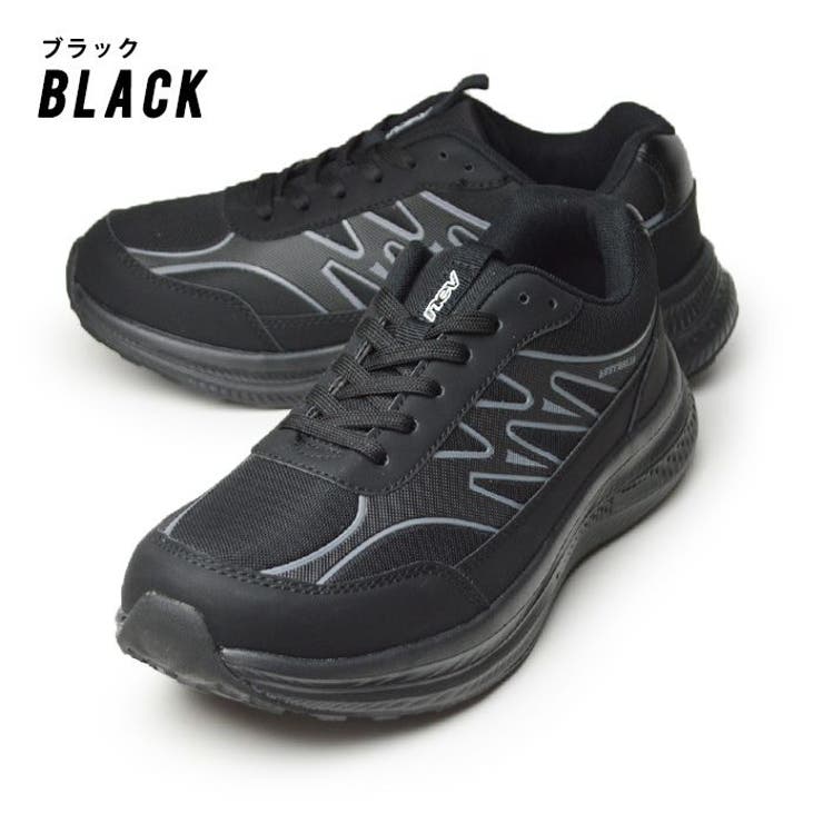 Black | メンズ スニーカー 幅広 | ShoeSquare