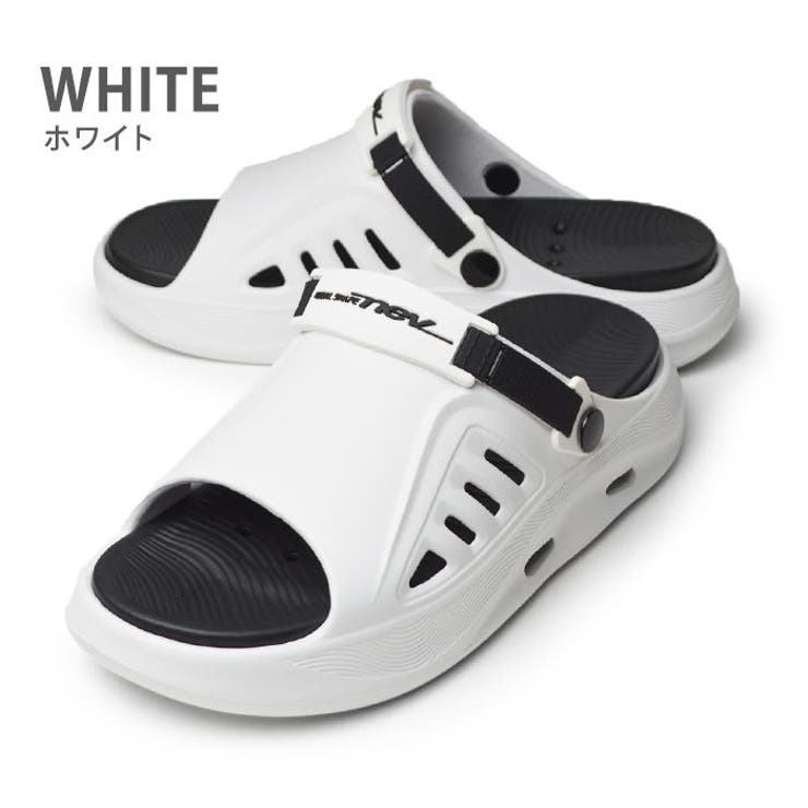 White | メンズ サンダル クロッグ | ShoeSquare
