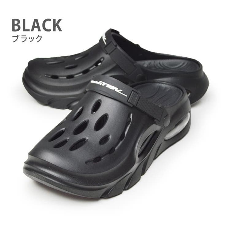 Black | メンズ サンダル クロッグ | ShoeSquare