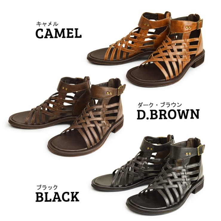 サンダル メンズ グラディエーターサンダル 品番 Ftcs Shoesquare シュースクエア のメンズ ファッション通販 Shoplist ショップリスト