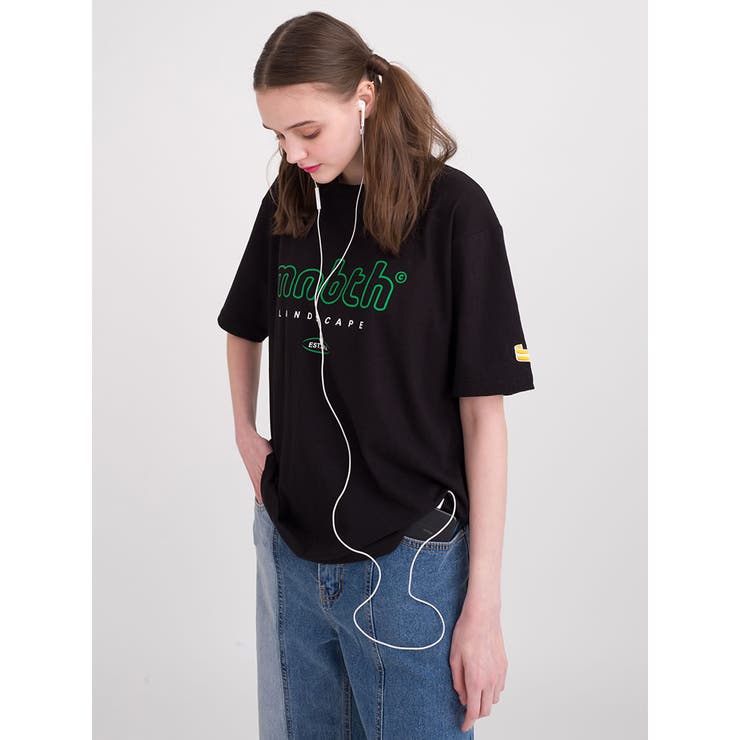 【メール便対応】MAINBOOTHメインブースペアtシャツ半袖おそろカップルペアルックロゴ韓国ファッションブランドオルチャンファッション韓国服プチプラ