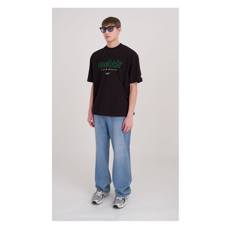 【メール便対応】MAINBOOTHメインブースペアtシャツ半袖おそろカップルペアルックロゴ韓国ファッションブランドオルチャンファッション韓国服プチプラ