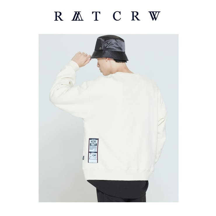 ROMANTICCROWNロマンティッククラウンスウェットペアトップスお揃いスエットオーバーサイズ裏起毛レイヤードコットンカットソー長袖ユニセックスレディースメンズカップルロゴ韓国ファッションブランドオルチャンファッション韓国服プチプラ