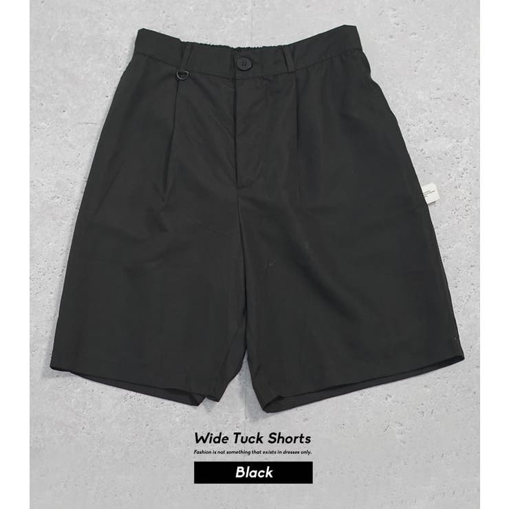 ワイド タックショーツ メンズ | Shoowtime | 詳細画像6 