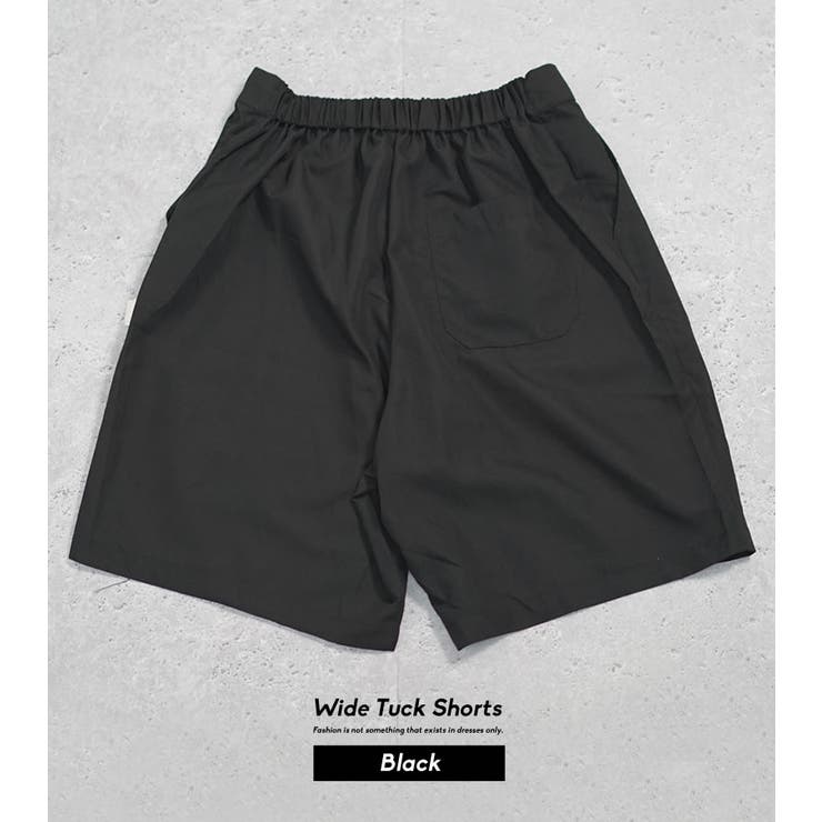 ワイド タックショーツ メンズ | Shoowtime | 詳細画像7 